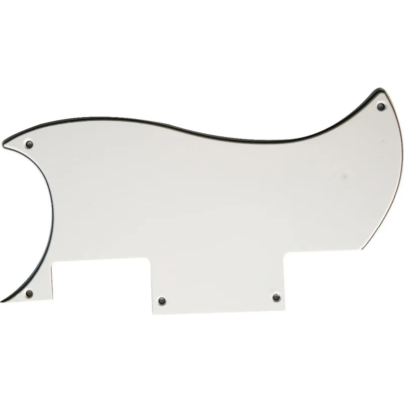 Pleroo Custom Guitar pickgaurd - For SG Special Guitar Pickguard Scratch Plate ,  3 Ply White