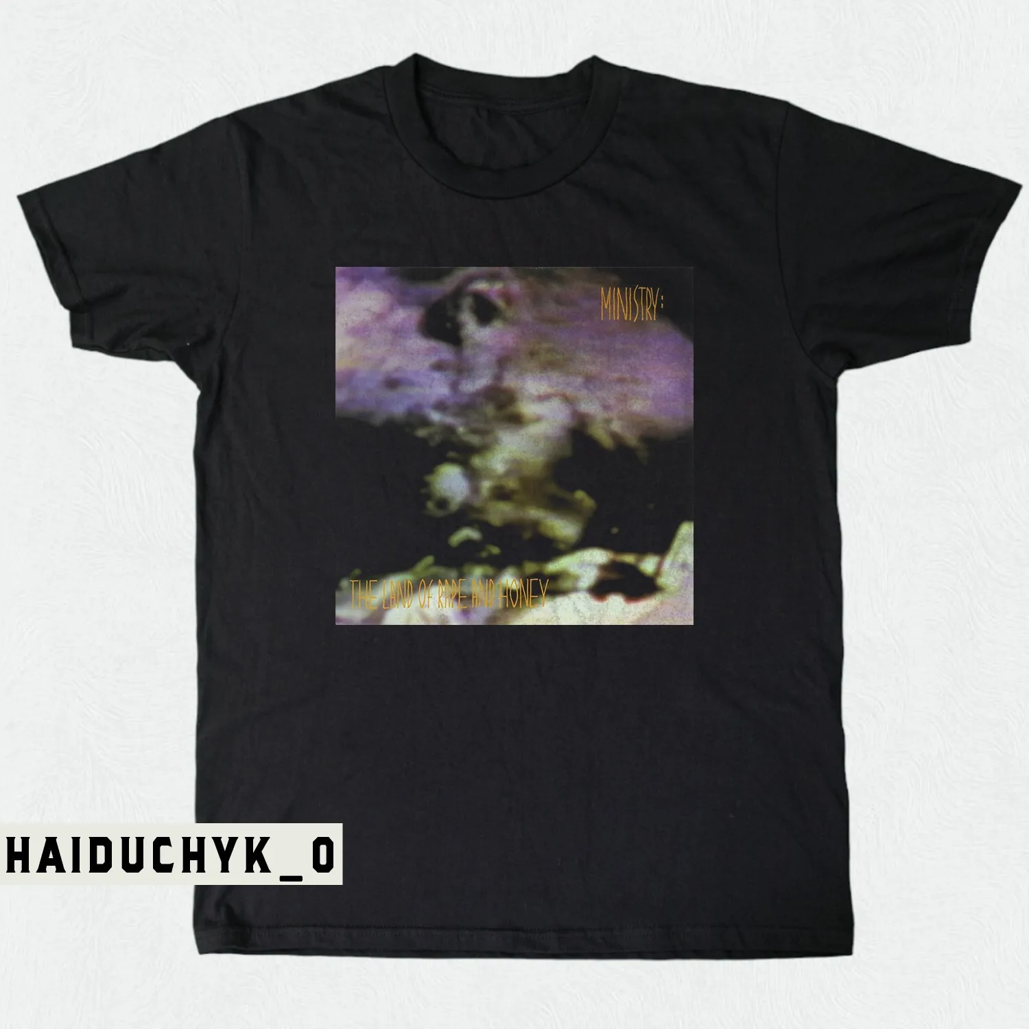 وزارة - تي شيرت أسود للجنسين من أرض الاغتصاب والعسل مقاس S-5XL