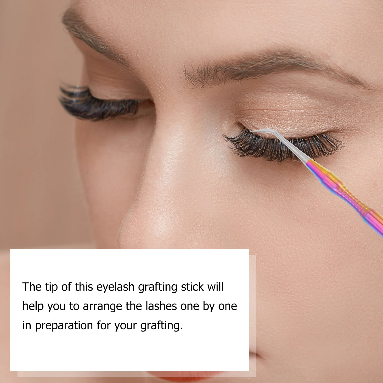 

Eyelash Separator Tool Professional Grade Reusable Metal Lift Stick for Eyelash Perm Extension and Lash Tinting Procedures