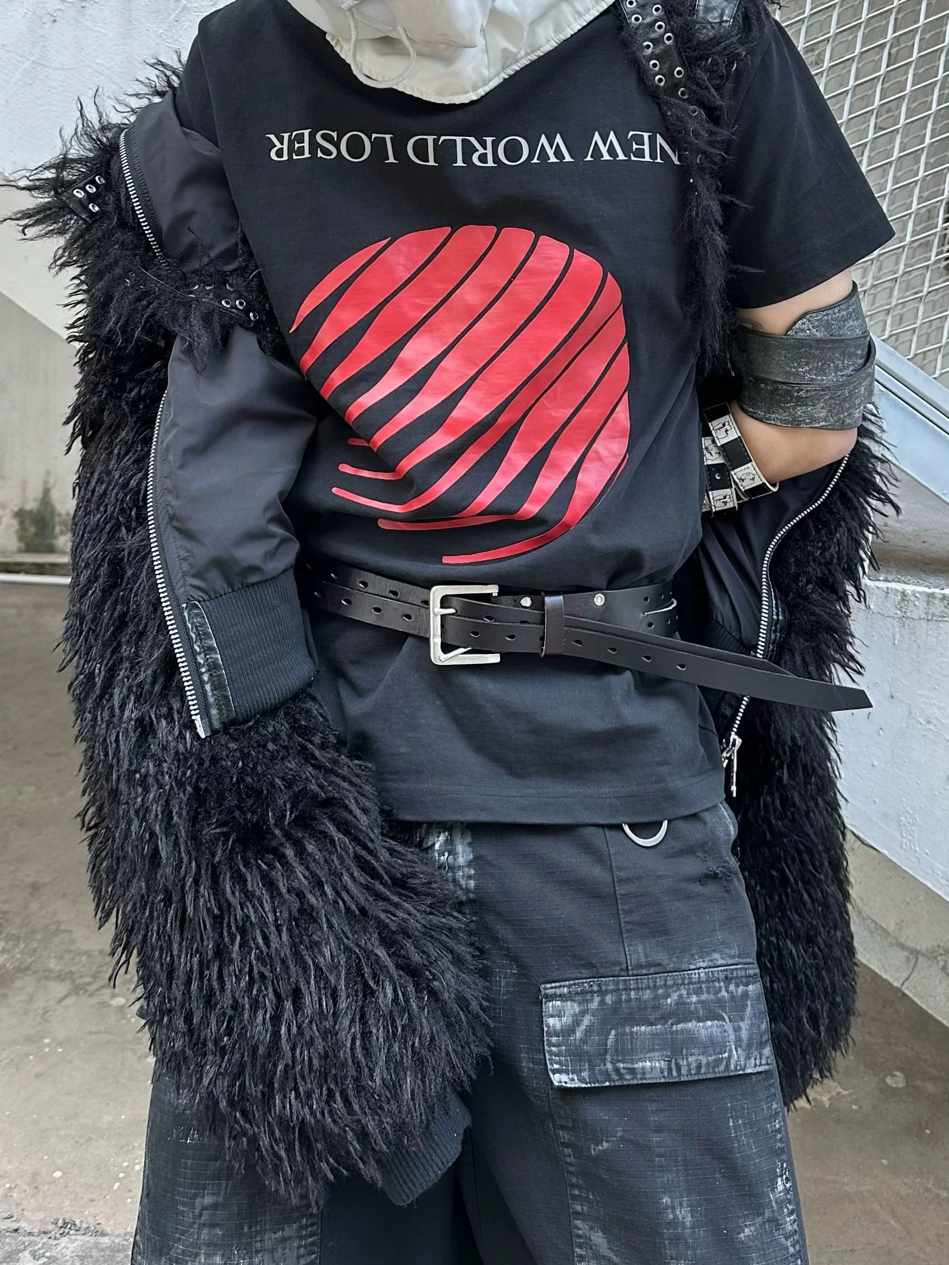 

HBA Hood by Air New World Loser ort Sve T-irt Cotton Pure Printed Tee Opium Youth Faion Casual Sweat Absorbent ex