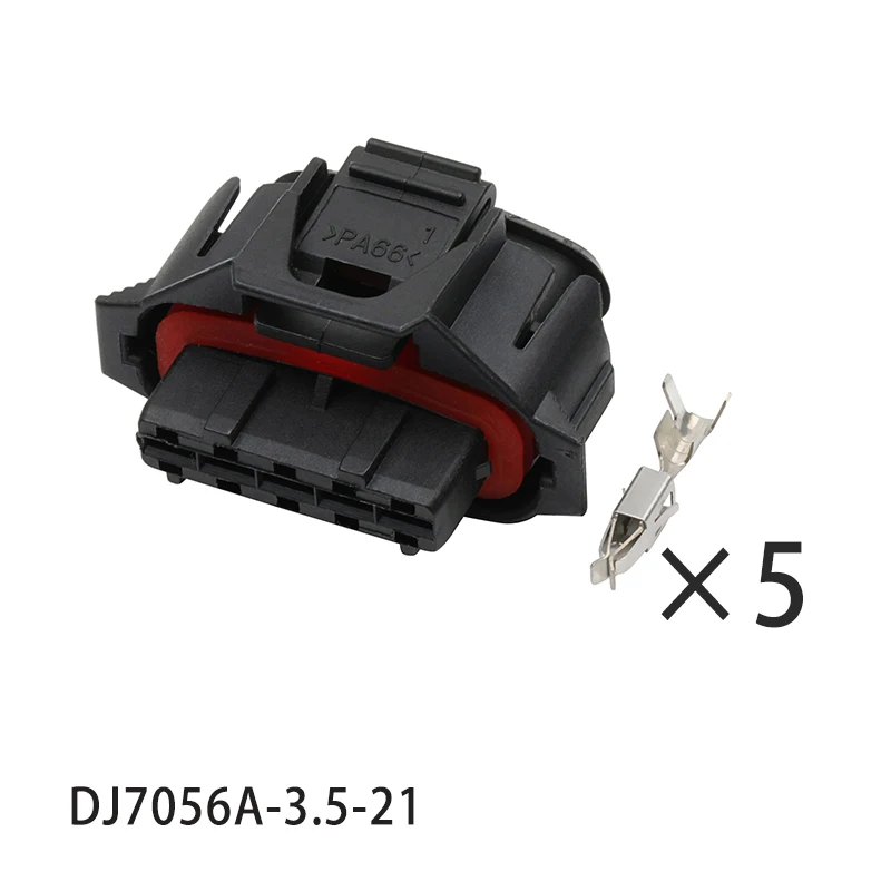 DJ7056A-3.5-11 21 1928403738 5Pin Sealed Male Female Connector Fuel Injector Crankshaft Sensor MAF O2 Wire Harness Replacement