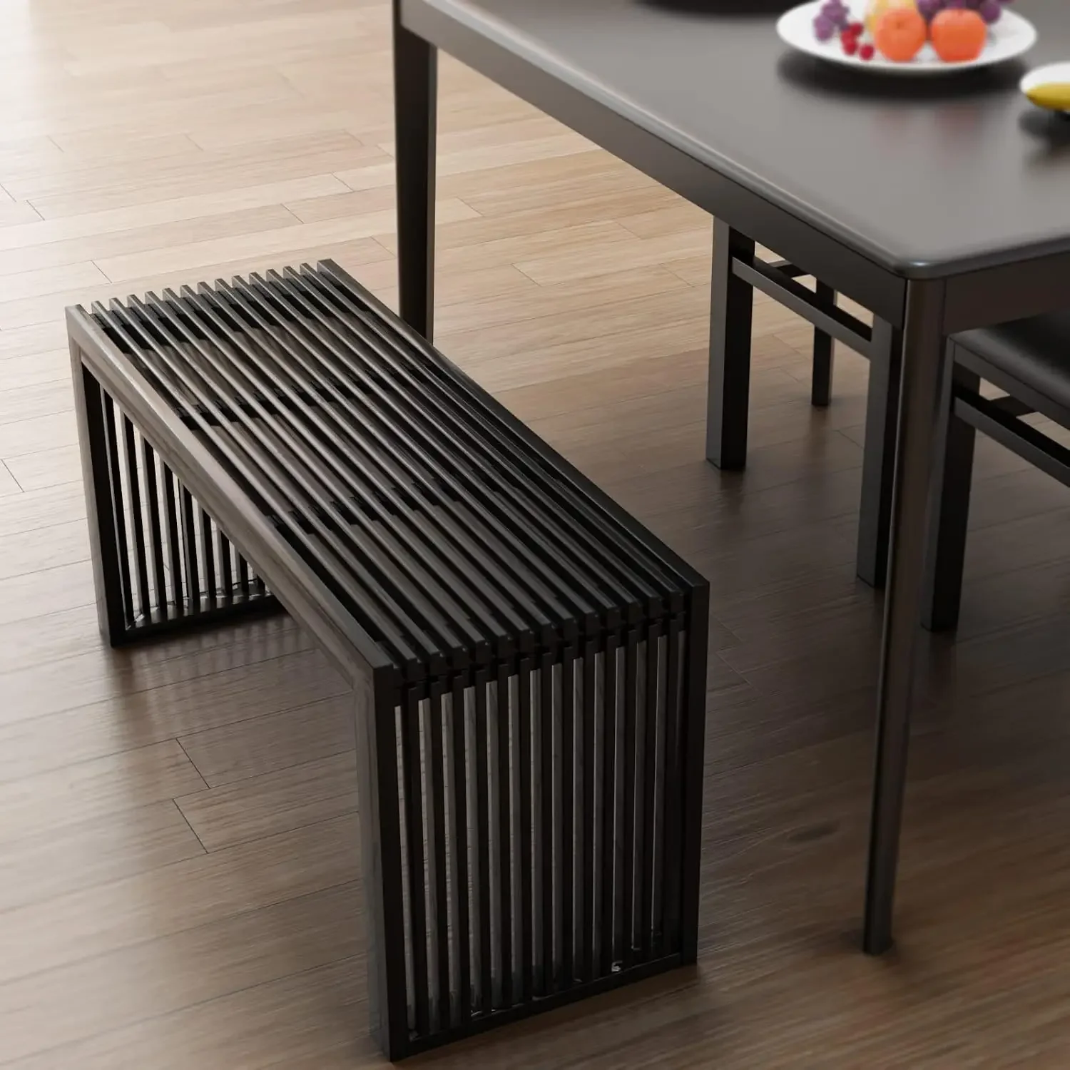 APRTAT Bamboo Dining Bench 35 Inch Indoor Wooden Shoe Benches for Entryway | Entryway Shoe Rack Bench.,Solid Bamboo Benches,for