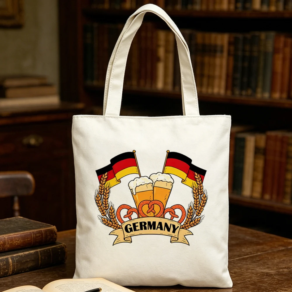 Women Bags Germany - Deutschland Tragetasche faltbare Einkaufstasche Canvas Damen