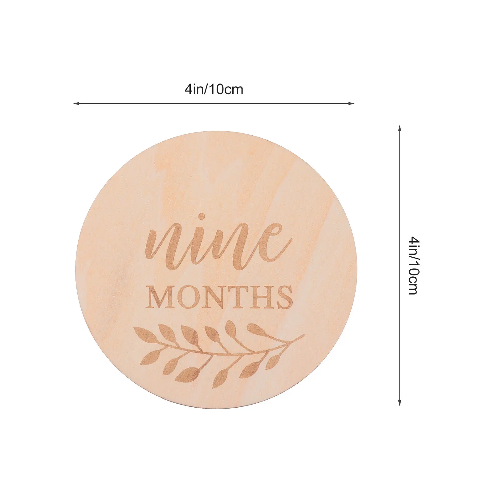 14Pcs Baby Month Milestone Wood Cards Newborn Infant Photo Props Photography Supply Unique Growth Cards Photo Prop Supply