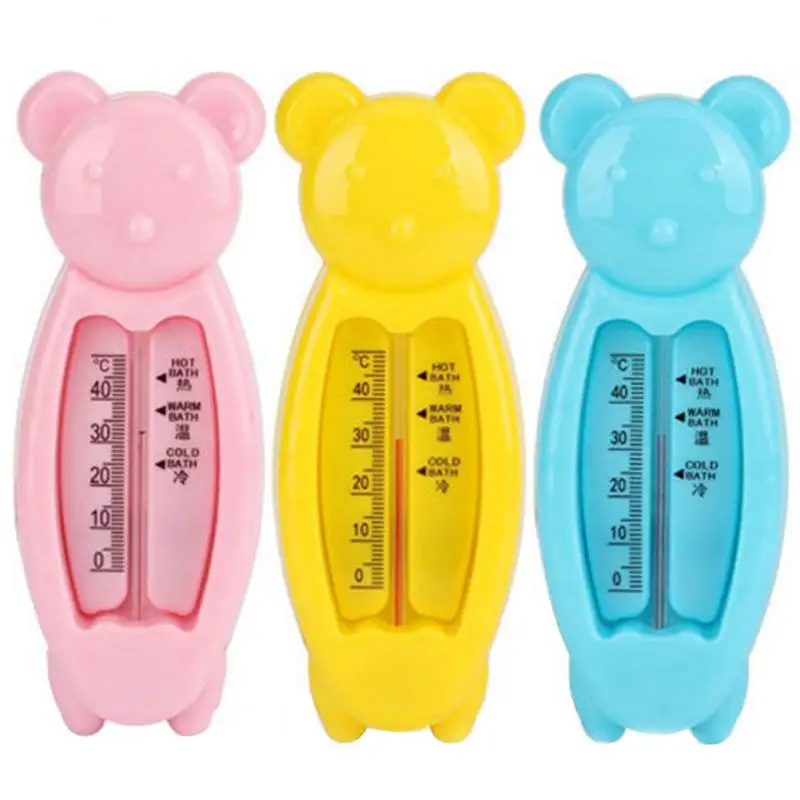 Lovely Cartoon Floating Bear Baby Care Safe Plastic Baby Bath Supplies Water Thermometer Funny Non-Toxic-AO2 Indoor Thermometer