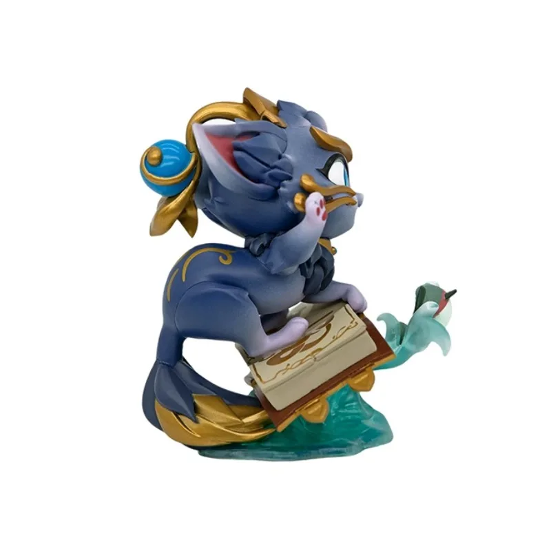 Original LOL League of Legends The Magical Cat Yuumi Game Statues Magic Cat Anime Action Figures Collectible Model Toys Gift