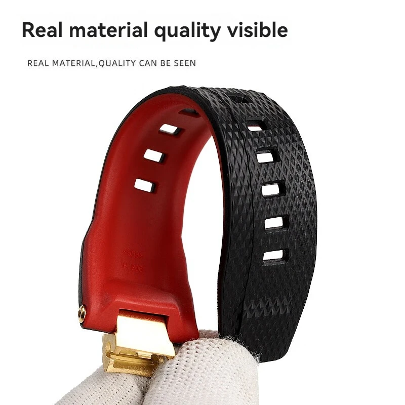 カシオ G-Shock MTG-B3000 & MTG-B3000B 用クイックリリース樹脂/シリコン交換バンド – 防水ラバーストラップ