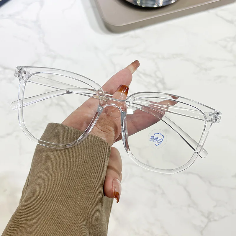 2025 New Round Eyewear Transparent Computer Glasses Frame Women Men Anti Blue Light Blocking Glasses Optical Spectacle Eyeglass - Detail 1