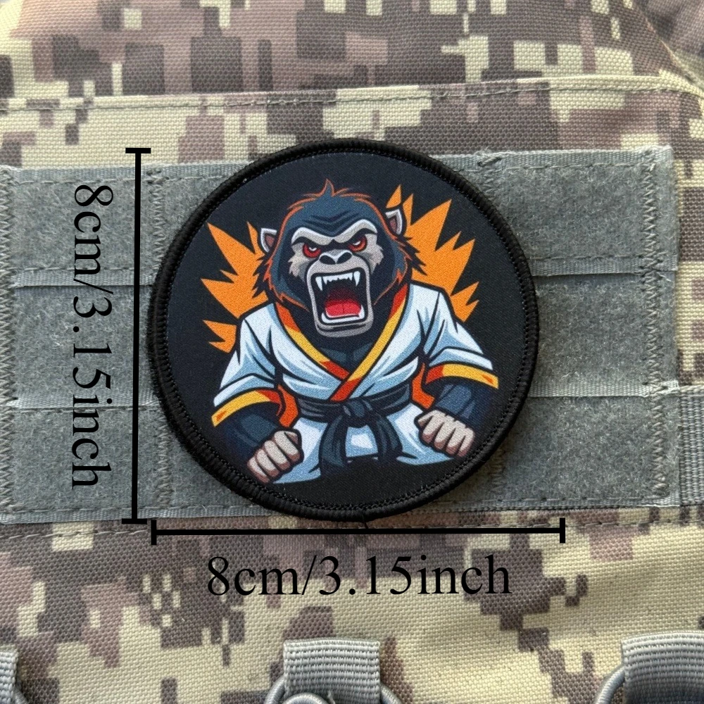 쉐브론 유도 몽키 모랄 배지 패치 전술 군사 장비 장식 - Patch Morale Tactical Military Hook Loop 리뷰 및 가격