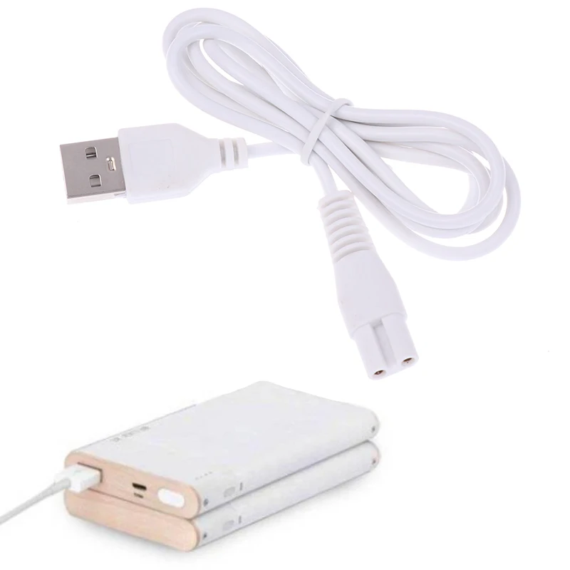 1 Pcs 80cm Usb Cable Charging Line Copper Line Hole Suit 5v Flashlight Shaver Hair Clipper Wire Single Hole 1.8