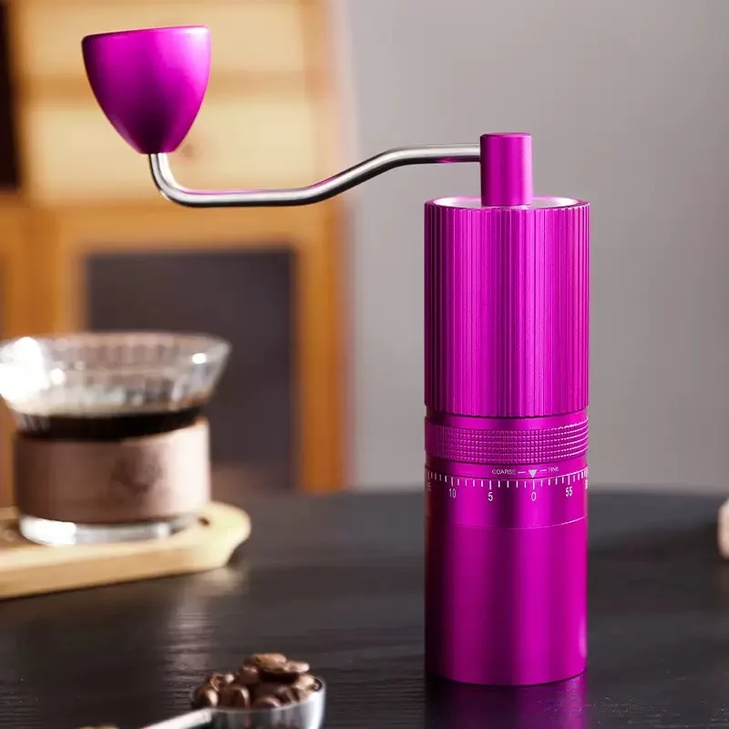 Guofeng Portable Hand-Crank Coffee Grinder, Manual Coffee Grinder, Externally Adjustable Coffee Grinder