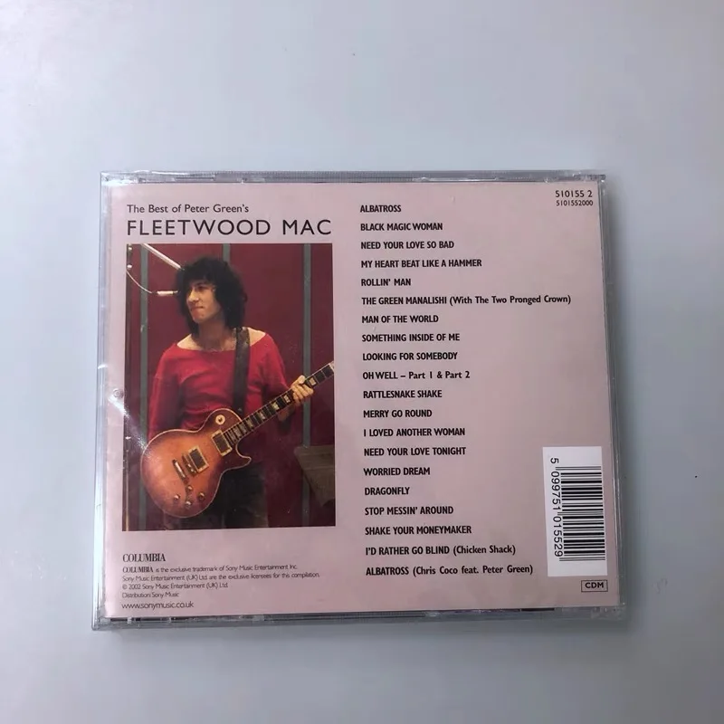 Rock Fleetwood Mac Music CD The Best of Peter Green's Album Music Record Cosplay Walkman Soundtracks Box Party Music Collection