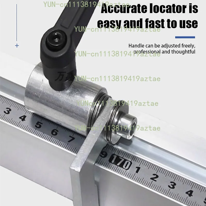 Table Saw Limiter Positioner Special Precision Positioning Woodworking DIY Workbench Tools Aluminum Block Positioning