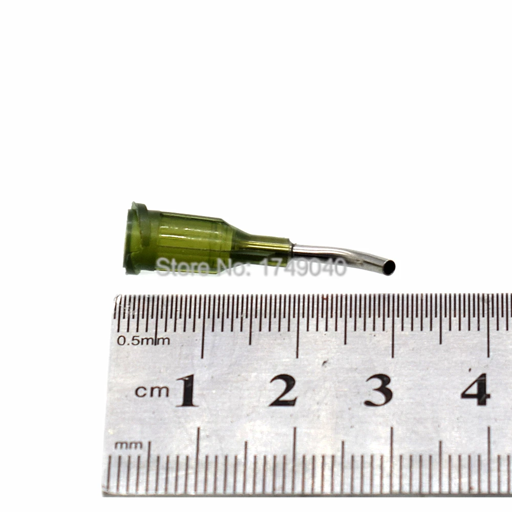 2000 pz 14G Punte degli aghi di erogazione piegata Colla Sigillanti 45 gradi Ago piegato Colla Dispenser adesivo Aghi Punte smussate Set