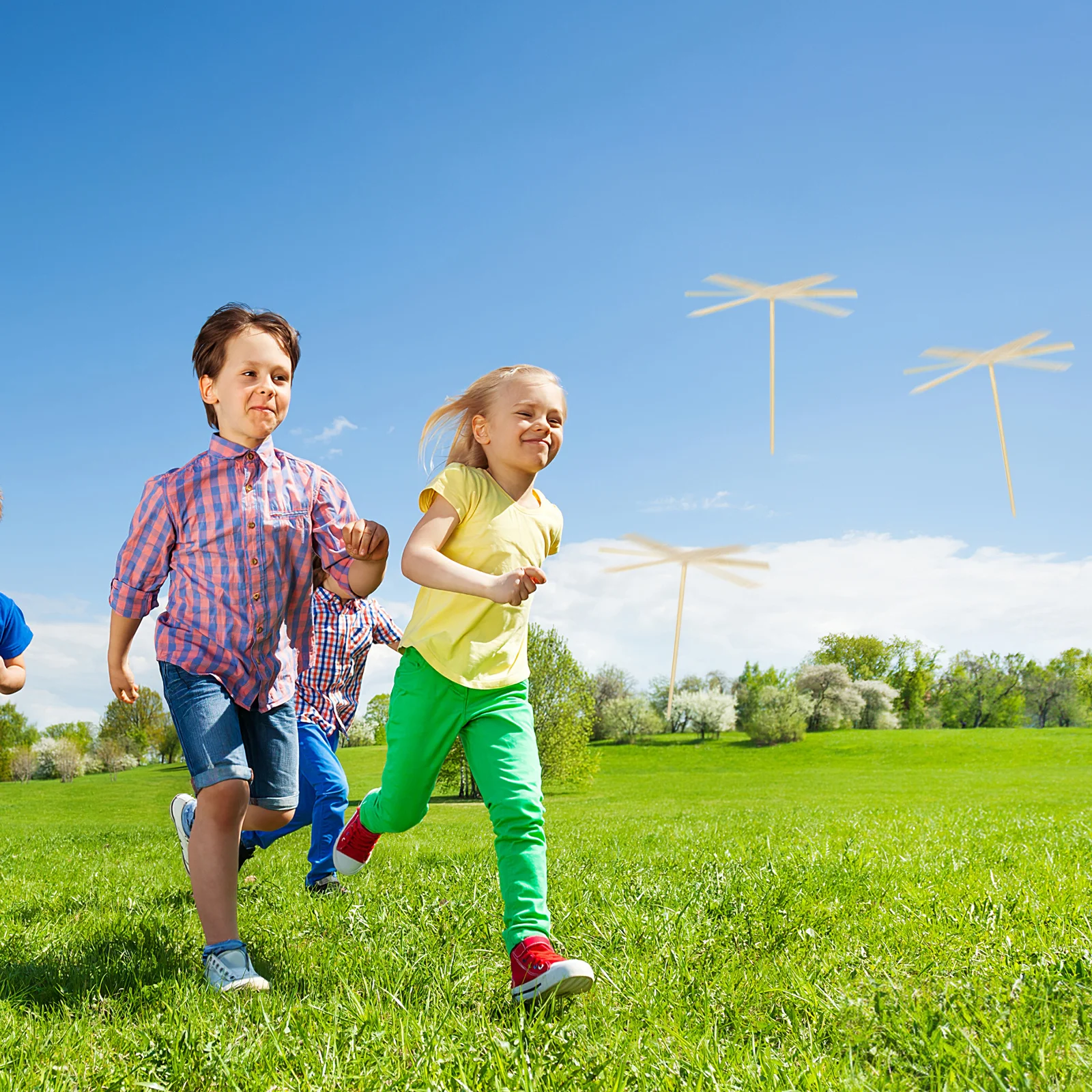 10Pcs Balance Gravity Dragonfly Educational Science Game Kids Learning Development Creative Design Natural Wood Color