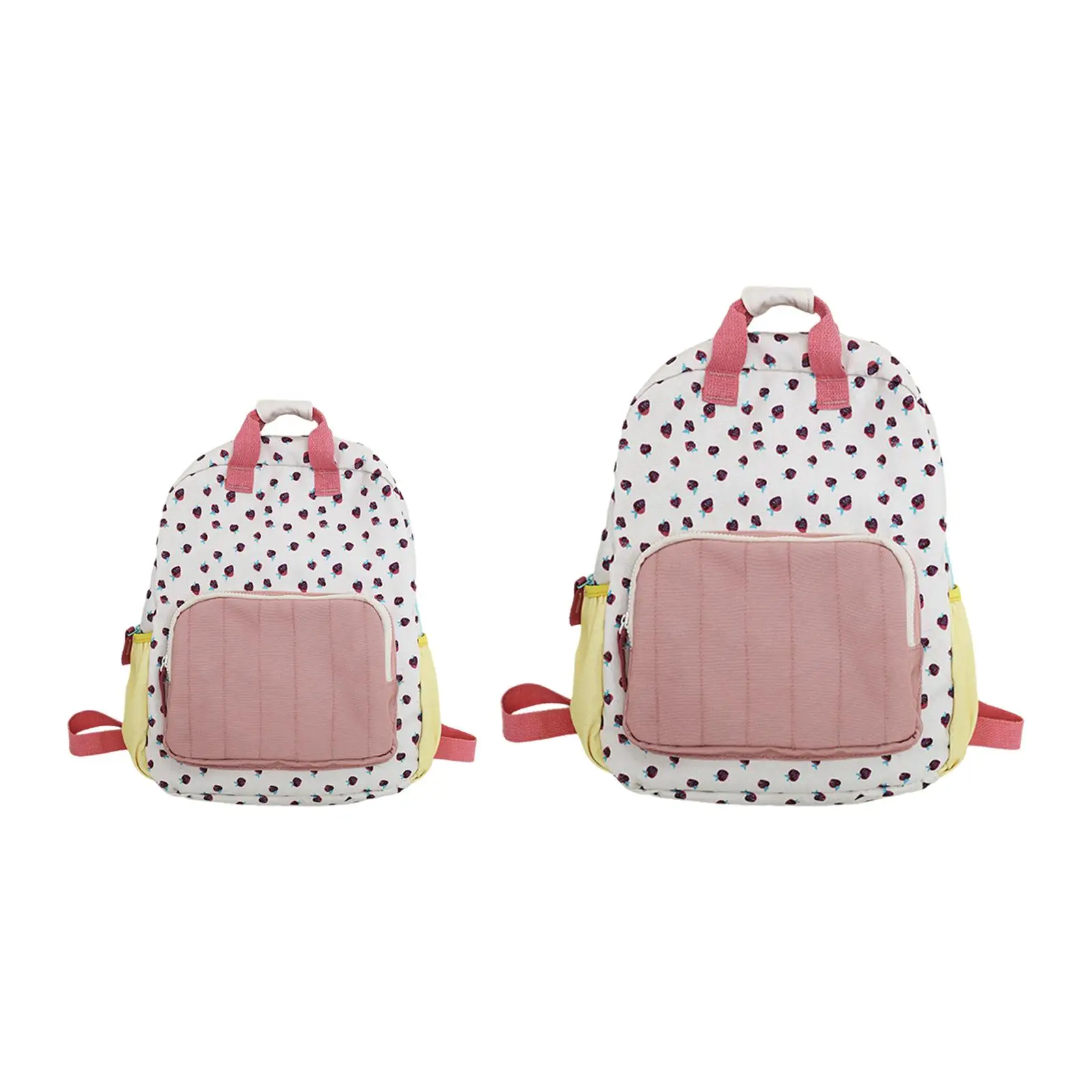 Womens Backpack Knapsack Pink College School Bag for Outdoor Activities Trip
