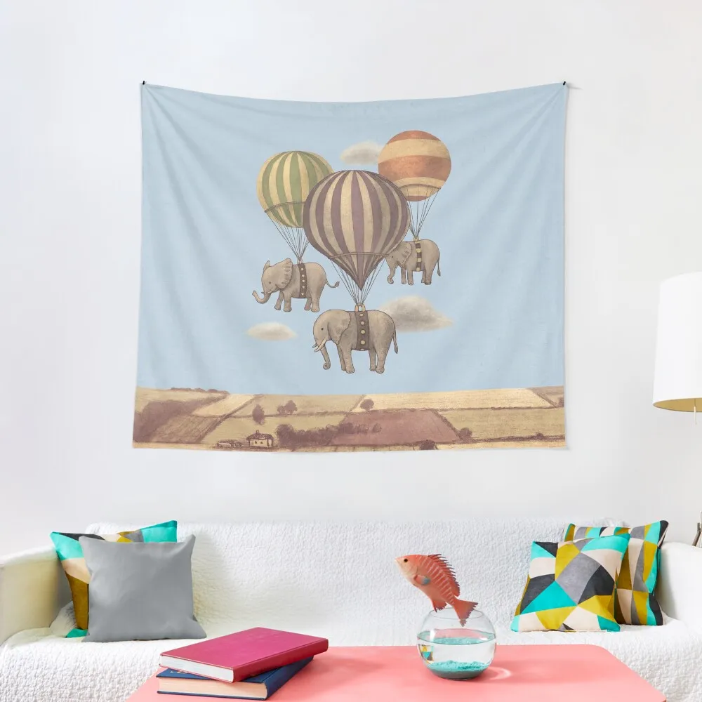 

Flight of The Elephants (Option) Tapestry Wall Hanging Decor Room Decor Cute Decorative Wall Murals Tapestry