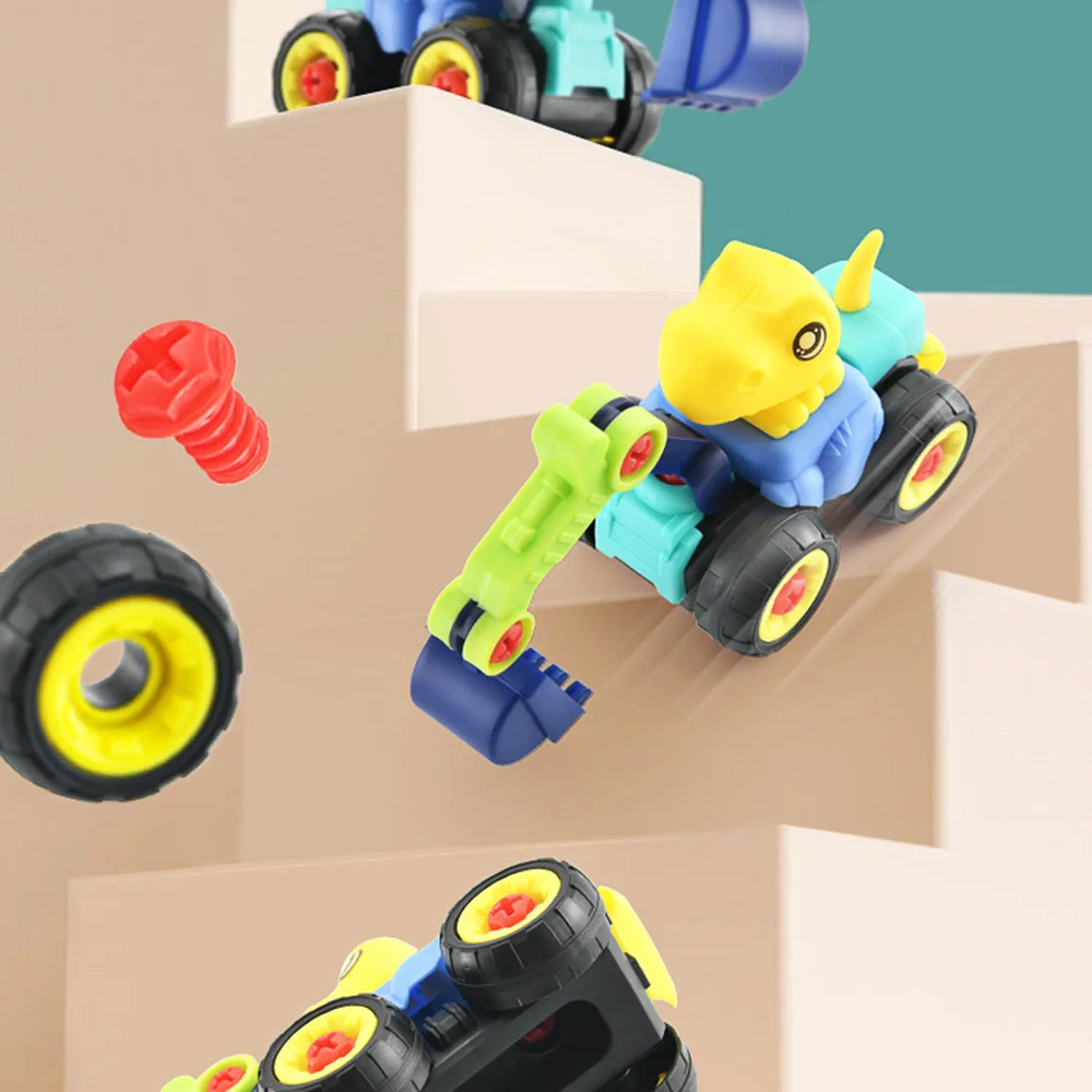Children Disassembly Construction Engineering Car Toy Building Toys Truck