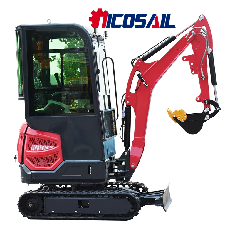 

Intelligent operation 1.8-ton customized product, small hydraulic excavator, mini excavator accessories for sale