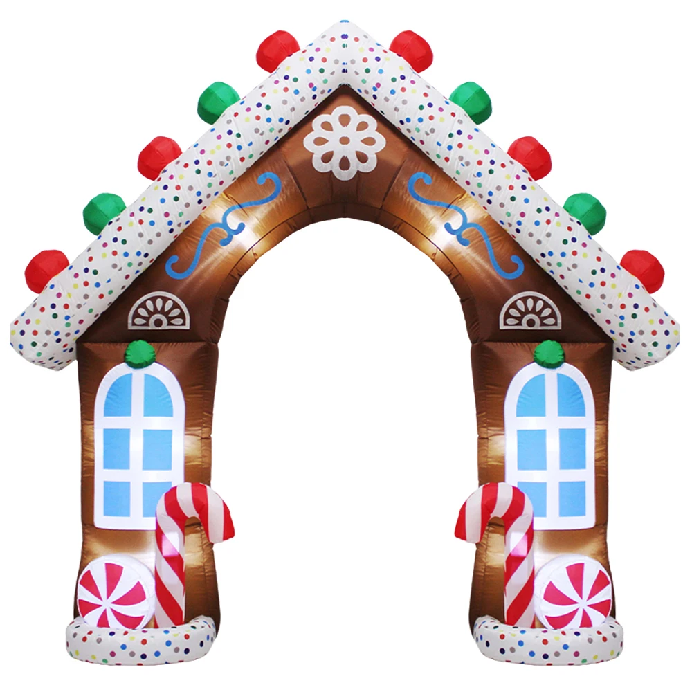 

9FT Inflatable Arch with LED Lights for Christmas Yard Outdoor Decoration for Christmas Holiday Party, Garden Decoration