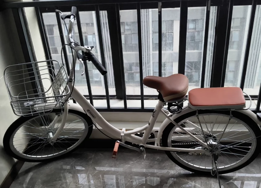 Folding Bicycle 24 Inch Ultra-light Portable Male and Female Student Adult Variable Speed Bicycle Installation-free view 5