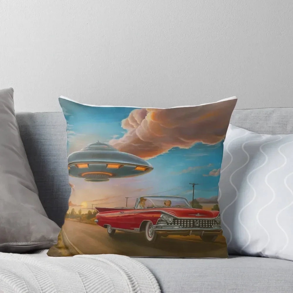 Celestial Cruise Oil Painting by Gary Lovelace Throw Pillow Covers For Sofas Couch Pillows pillow