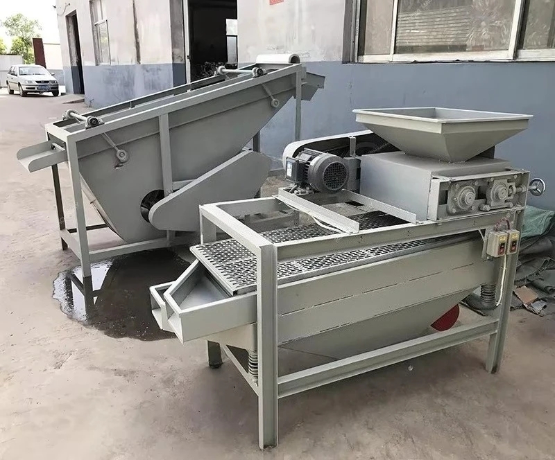 Multi-Function Nut Dehulling Line Customized Macadamia Sheller Palm Kernel Separator Almond Hazelnut Cracker Best Seller