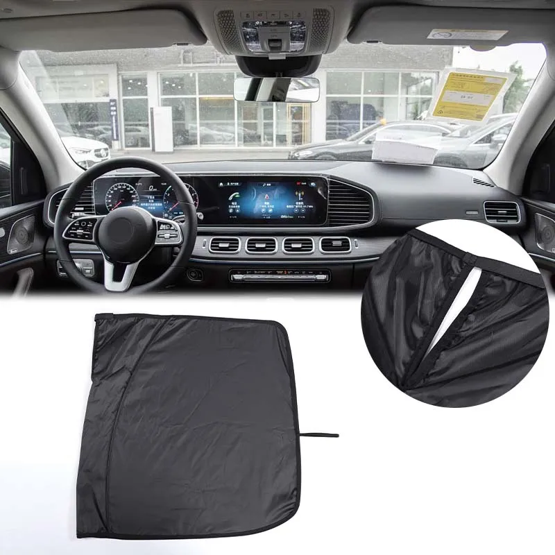 

[Ready Stock] For Mercedes GLE 2020-2023 Front Windshield Sun Shade Memory Wire