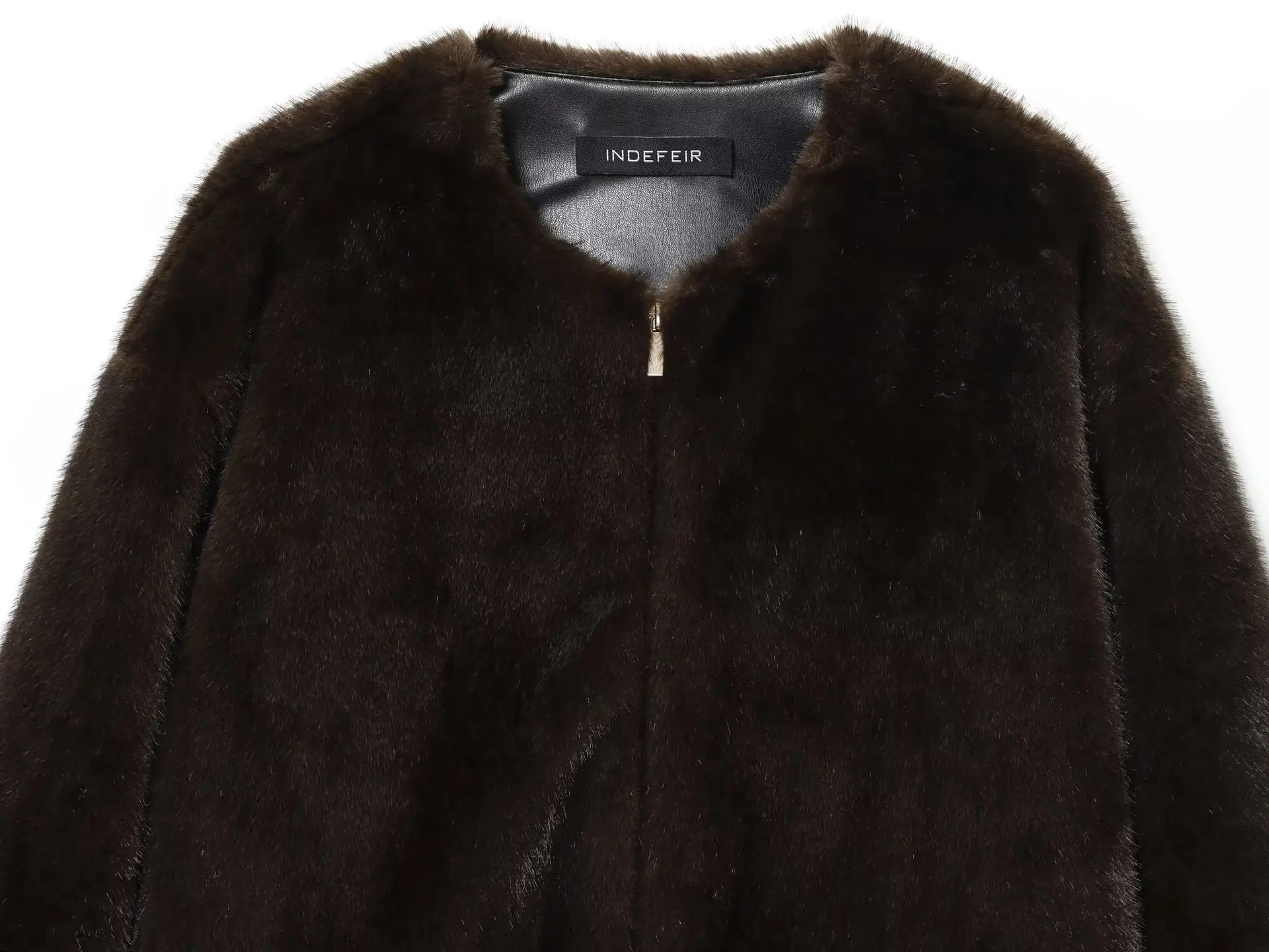 2025 Autumn and Winter New Women's Fashion Casual Fashion Versatile Round Collar Zipper Coat