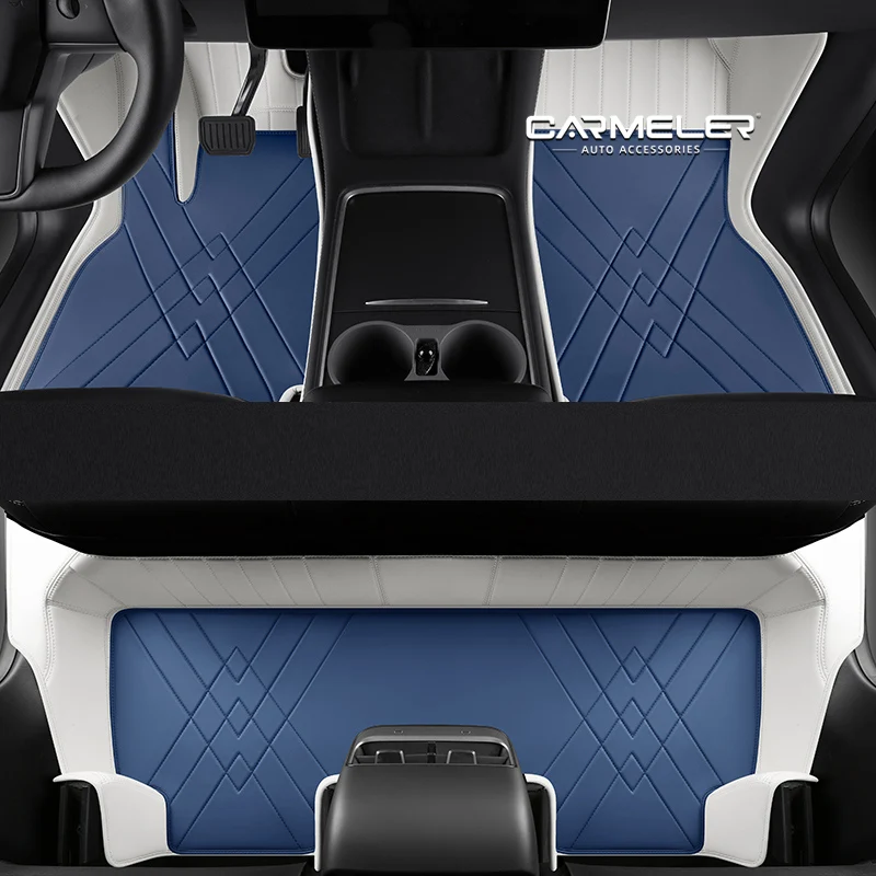 2026 Factory Wholesale Universal Washable Protection Non-Slip Car Floor Mats for Tesla