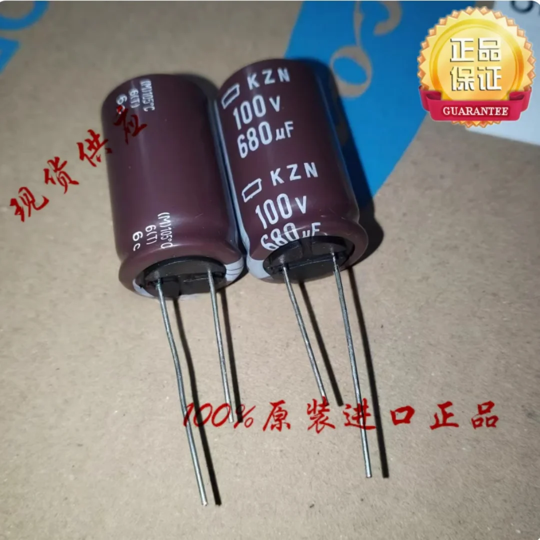 680UF 100V Japanese Black Diamond Capacitor 100V680UF 18*32 Long Leg Short Leg 16*40 KZN High Frequency Low Resistance