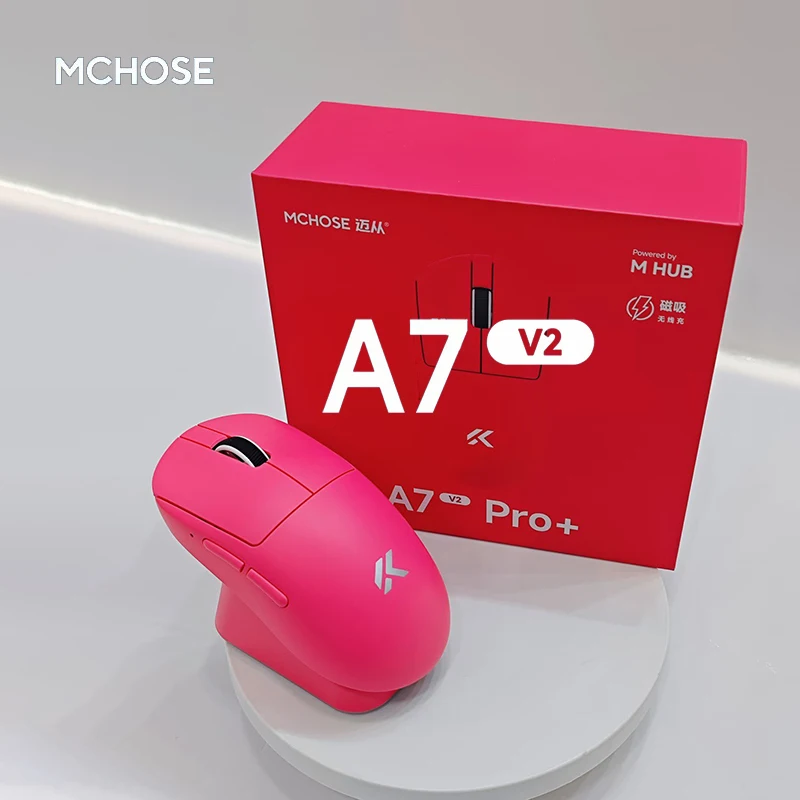 

Mchose A7 & A7v2 Advanced Lightweight Wireless Mouse Tri-Mode Connection Gaming Office Mouse Christmas Gift For Boys
