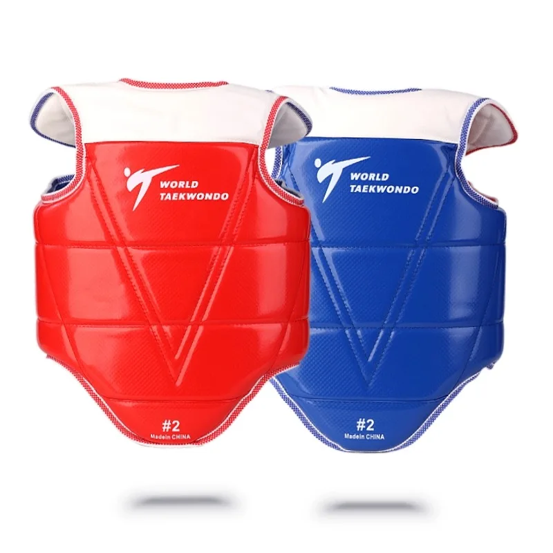 Taekwondo armor red and blue models, suitable for children and adult male and female students, suitable for karate and taekwondo