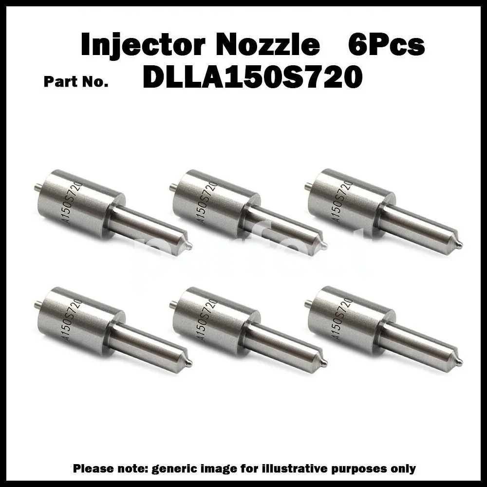 

For Volvo Penta 0432281779 KBL87S78/4 6x Diesel Fuel Injector Nozzle DLLA150S720