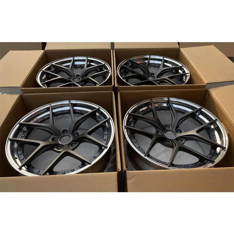 

QSF Wonderful Forged Racing Wheel Rims 18-26 Inch Polished Silver Alloy Wheels with Multi Spoke New Condition