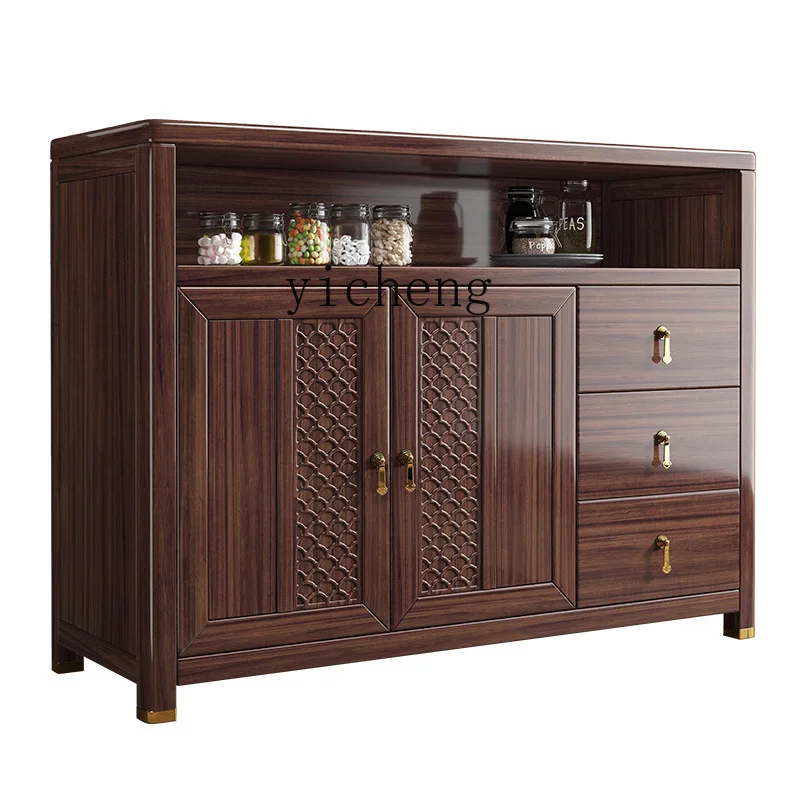 

YY New Chinese Style Ugyen Wood Solid Wood Sideboard Modern Simple Home Large Apartment