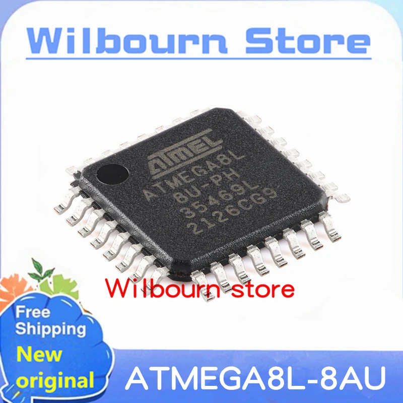 (5piece)100% New ATMEGA8-16AU ATMEGA8A-AU ATMEGA8L-8AU ATMEGA8 16AU ATMEGA8A AU ATMEGA8L 8AU QFP-32 Chipset