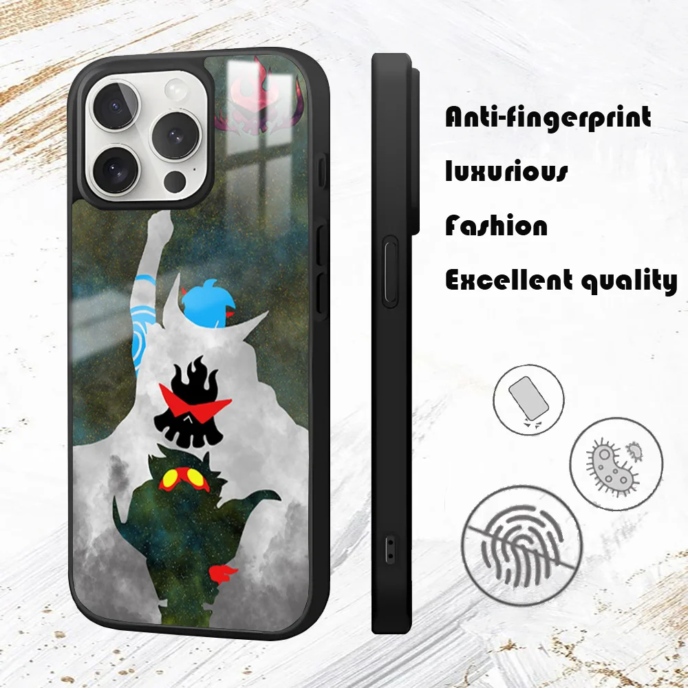 T-Tengen Toppa Gurren-Lagann Phone Case For iPhone 16 15 14 13 12 11 Pro Max Plus Mini PC Mirror Fashion  phone case