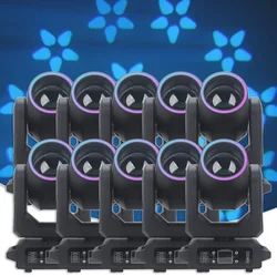 10PCS 200W LED Beam Spot Ring Effect Beam Spot 18 Prisms Moving Head Lighting DMX DJ DISCO Party Stage Lighting