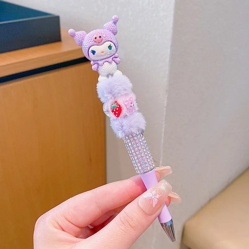 クロミペン漫画アニメペン回転ボールペンかわいいメロディ学生文具クリスマスギフトビーズペン