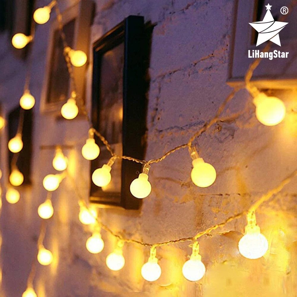 

LED Fairy Garland Light String USB Powered Outdoor Camping Tent Hanging Lights for Christmas Wedding Party Bedroom Decoration