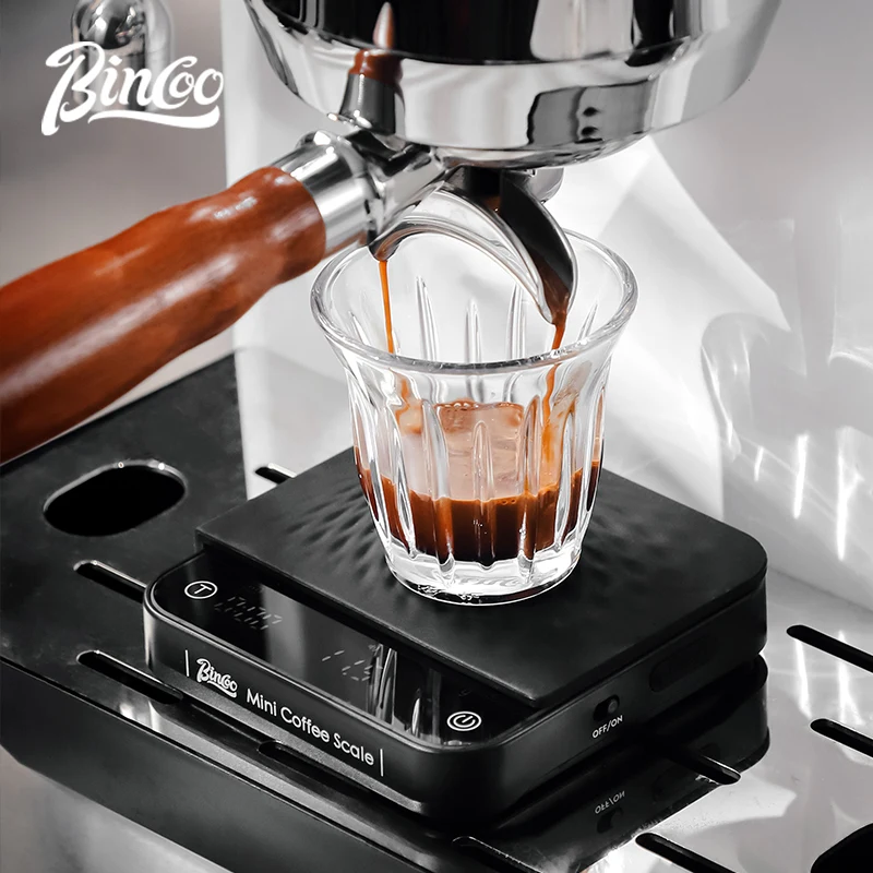 

Bincoo Mini Italian Coffee Scale Intelligent Coffee Bean Weighing Electronic Scale 0.1g/2kg Digital Scale Home Barista Tool