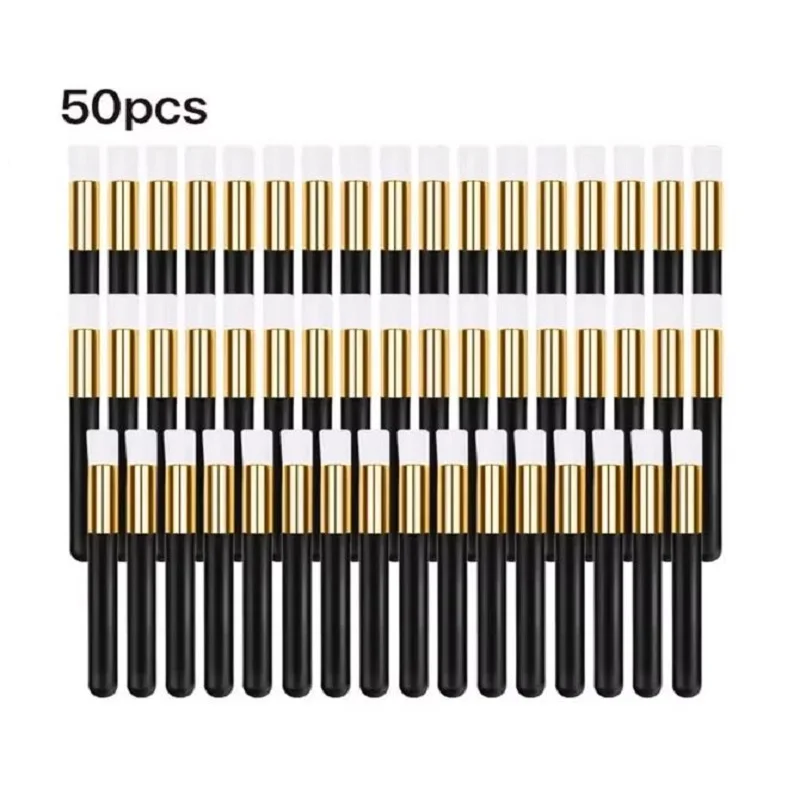 Zachte haren Wimperreinigingsborstel Dual-Ended Peel Off Design Lash Shampoo Borstel Ergonomisch handvat Compact formaat