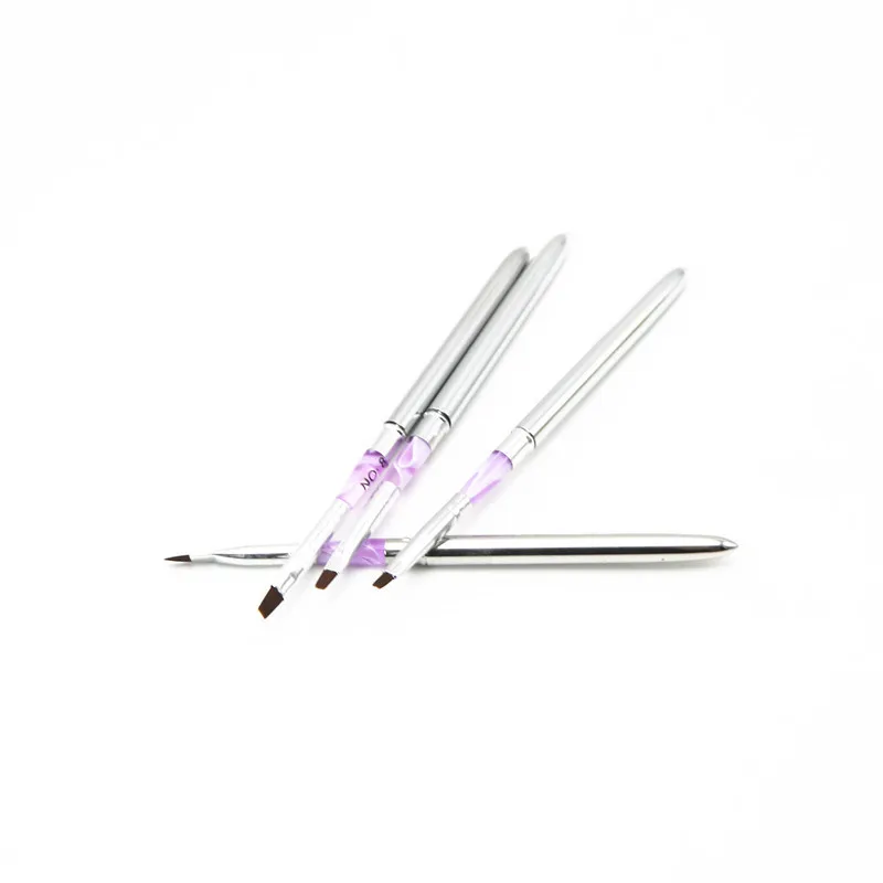 Set di pennelli per Nail Art caldi strumenti per Manicure Gel sfumato smalto per unghie costruttore disegno intaglio Ombre spazzole penna per unghie francese