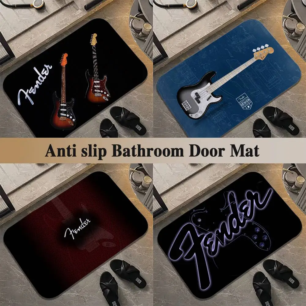 

Fender Floor Mat Printed Large Carpets Room And Bedroom Carpets Bathroom Anti Slip Door MATS Small Carpets