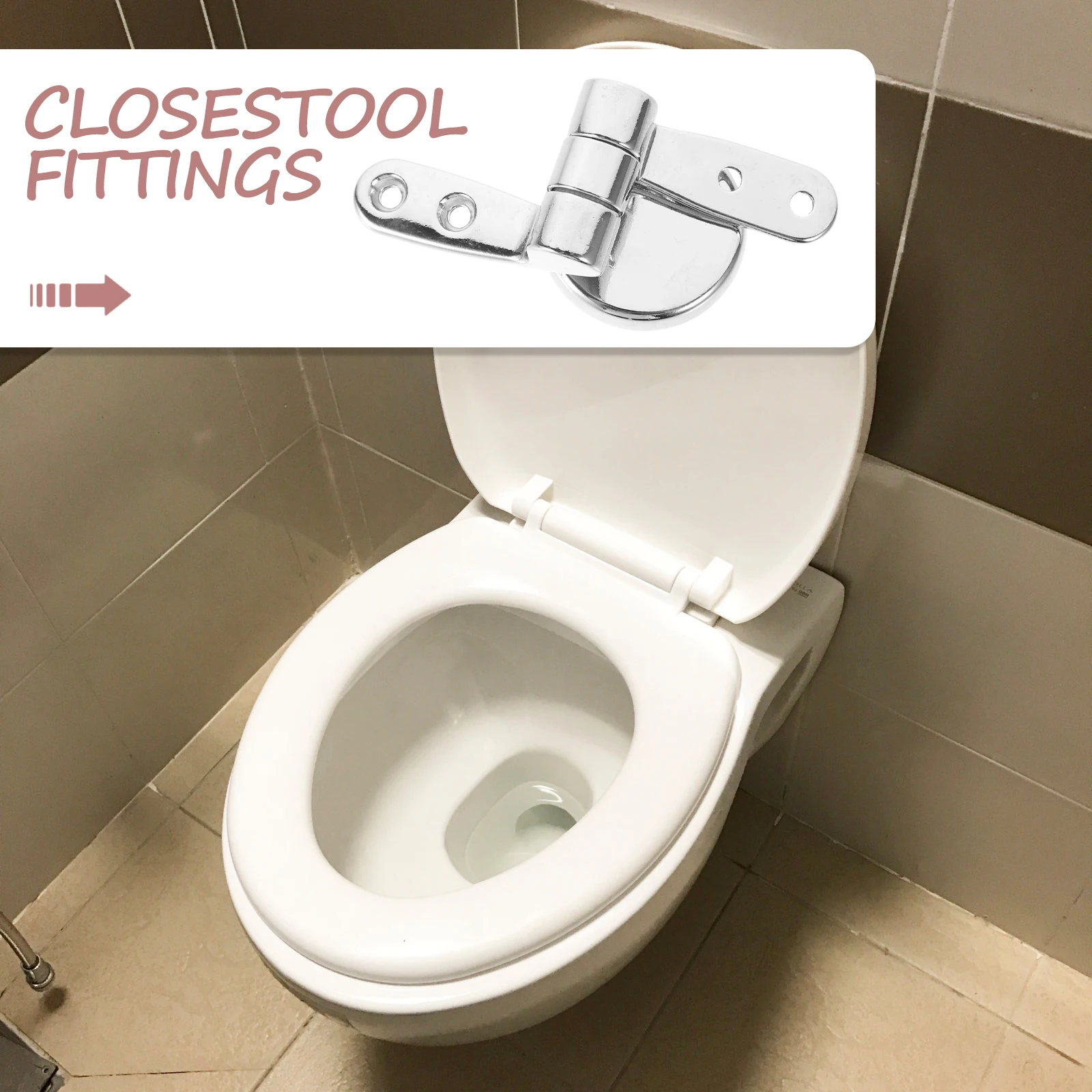 

1 комплект, сменные петли для сиденья унитаза из нержавеющей стали, регулируемые крепления, прочные монтажные винты, болты, запасные части