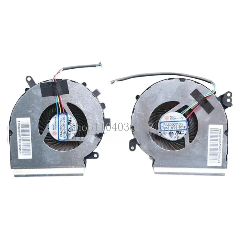 PAAD06015SL -N376 & N374 For Msi GE62MVR GE72MVR MS-16JC MS-169C Laptop Cpu Cooling Fan Cooler Notebook PC