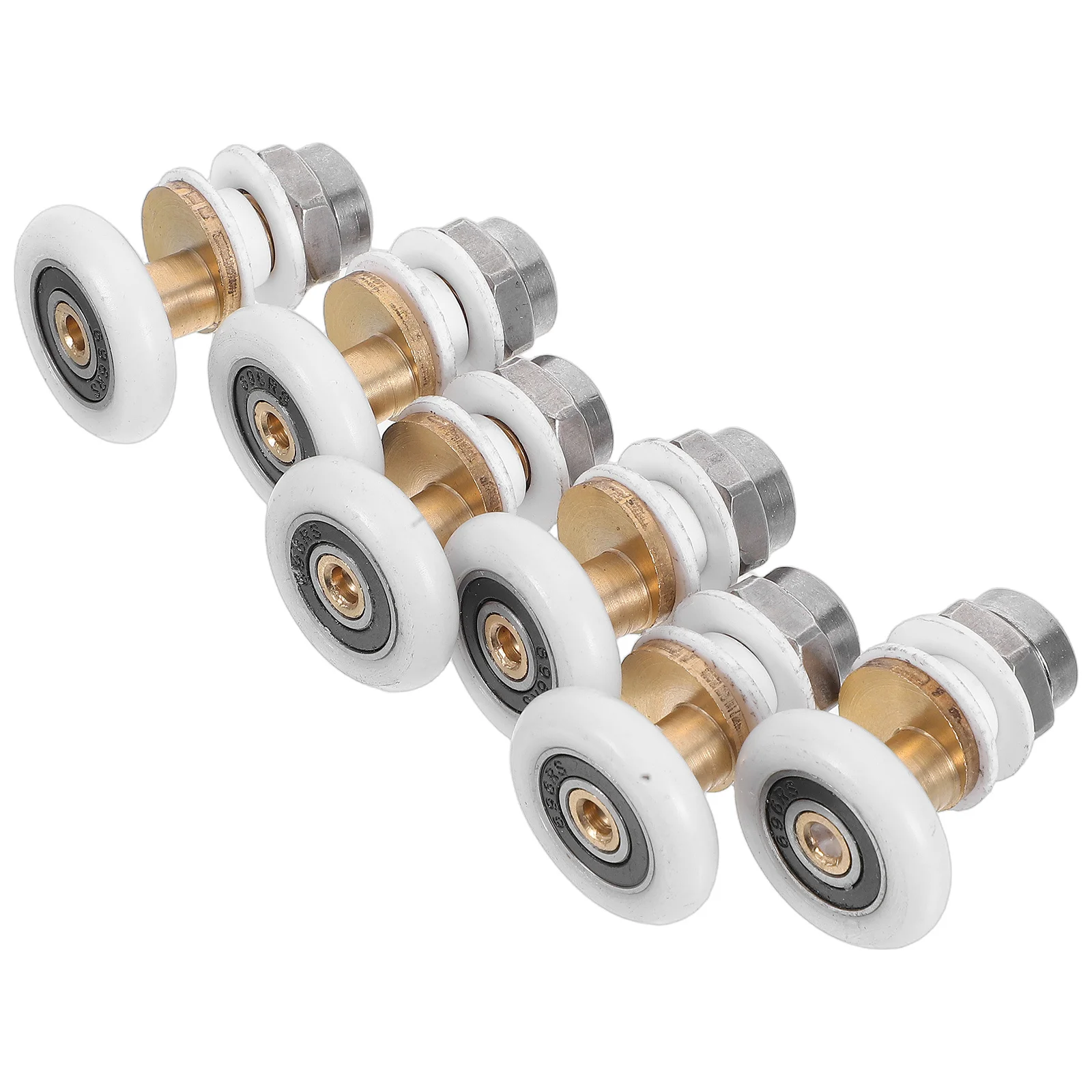 

6Pcs Easy Glide Bathroom Shower Door Rollers Replacement with 23mm Wheel Diameter for Shower and Steam Cabin Glass Doors