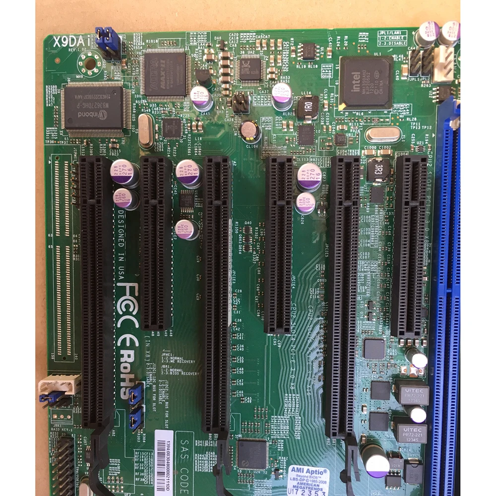 For Supermicro Dual channel Motherboard LGA2011 X79 Server Motherboard X9DAI