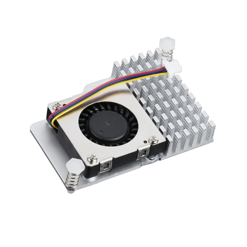 AB06 Pendingin Resmi Aktif Kipas Pendingin Aluminium Anodized Heatsink DC 5V Mendukung Kontrol Kecepatan PWM Untuk Raspberry Pi 5